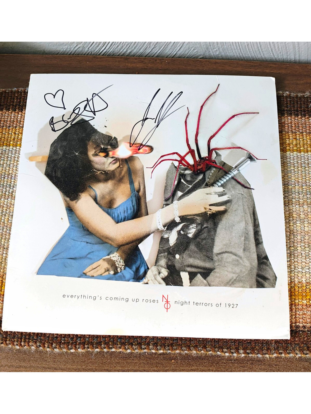 Night Terrors of 1927 Everything's Coming Up Roses Signed Record autographed